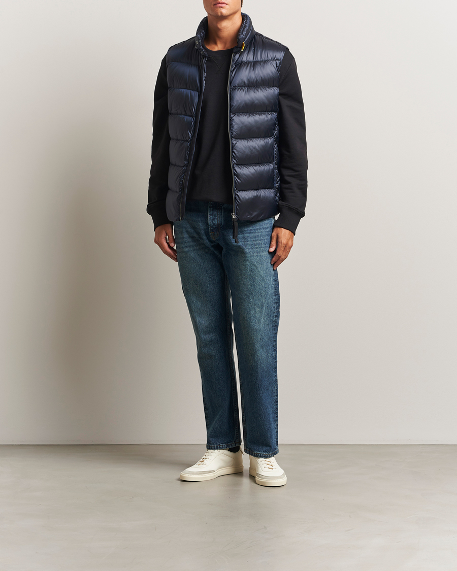 ジャケット・アウター PARAJUMPERS MASTERPIECE SERIES vest navy Parajumpers Zavier Hybrid Vest Navy at CareOfCarl.com