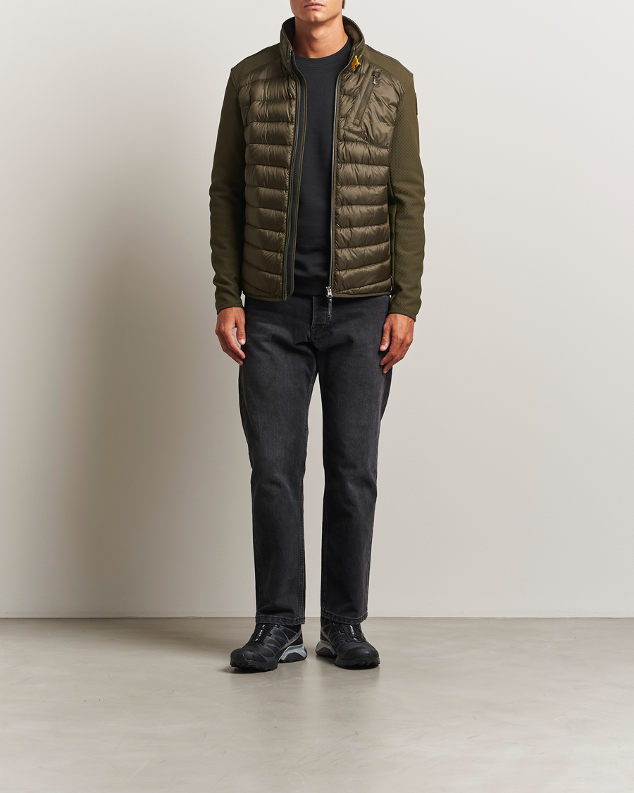 Men | Coats & Jackets | Parajumpers | Jayden Warm Up Hybrid Jacket Deep Moss