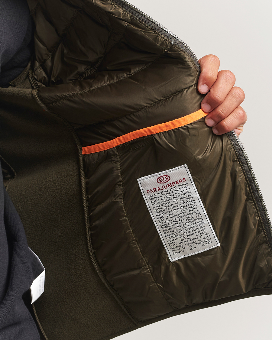 Men | Coats & Jackets | Parajumpers | Jayden Warm Up Hybrid Jacket Deep Moss