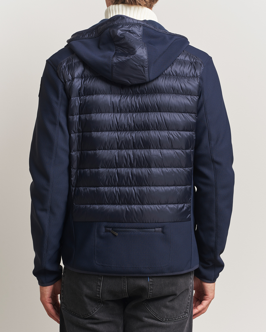 Men | Coats & Jackets | Parajumpers | Nolan Warm Up Hybrid Hooded Jacket Blue Navy