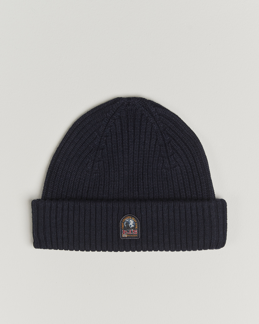 Men | Parajumpers Ribbed Hat Blue Navy | Parajumpers | Ribbed Hat Blue Navy