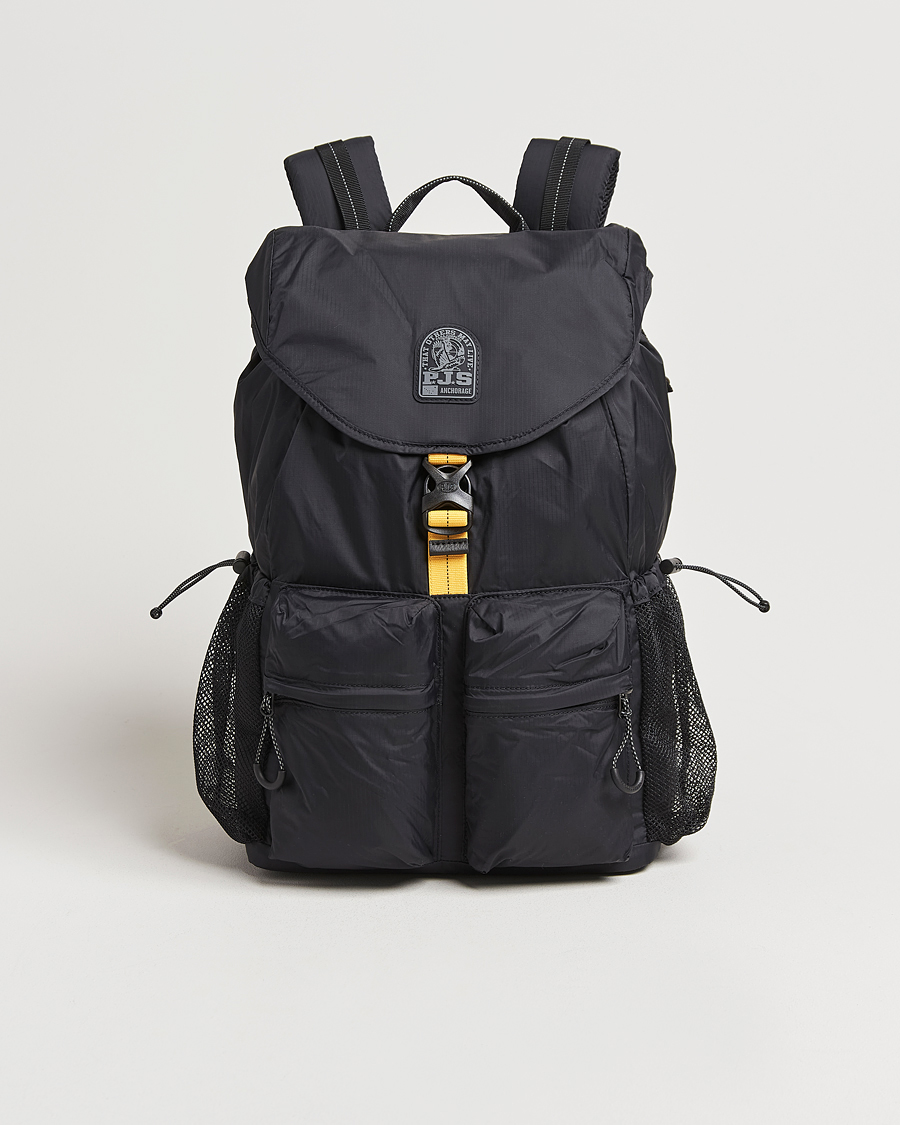 Men | Parajumpers Mitchel Nylon Ripstop Backpack Black | Parajumpers | Mitchel Nylon Ripstop Backpack Black
