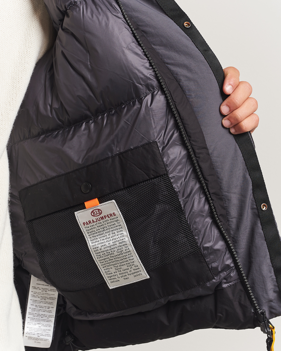 Parajumpers Blackburn Alaska Natural Down Jacket Black at