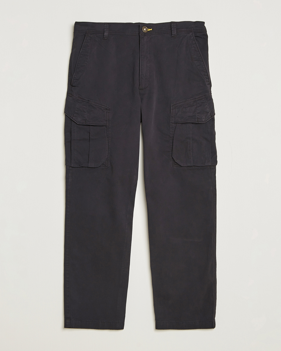 Men | Trousers | Parajumpers | Edmund Garment Dyed Claimer Pants Black