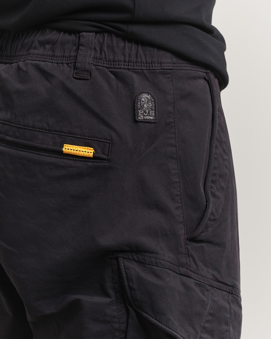 Men | Trousers | Parajumpers | Edmund Garment Dyed Claimer Pants Black