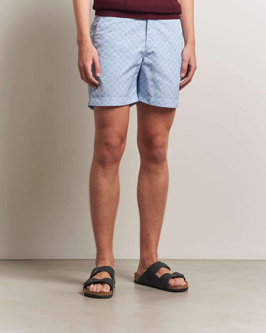 Men | Swimwear | Orlebar Brown | Bulldog Alchemy Swimshorts Wave Blue