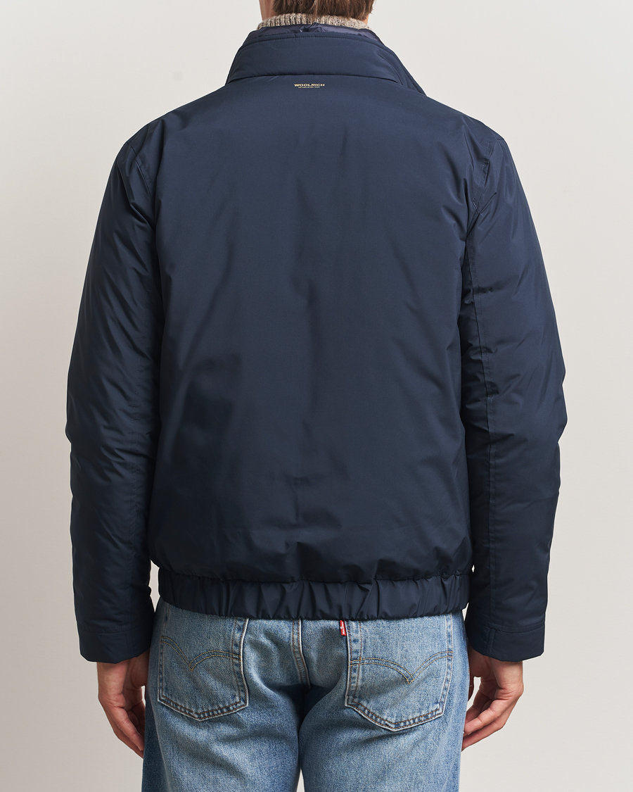 Woolrich クラウド ルイス ボンバー Woolrich Cloud Lewis Bomber Melton Blue at CareOfCarl.com