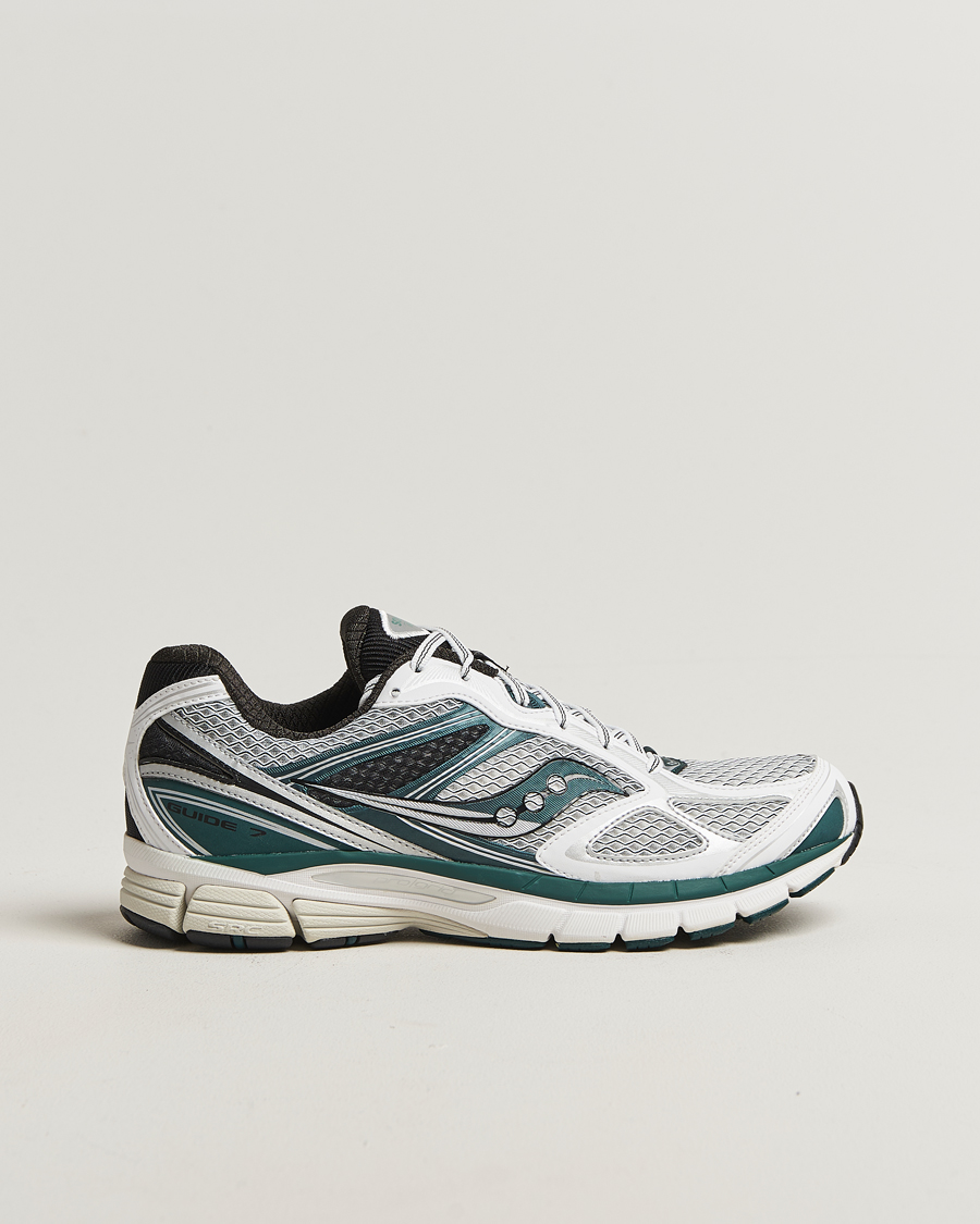 Men | Sneakers | Saucony | Guide 7 Running Sneaker White/Pine