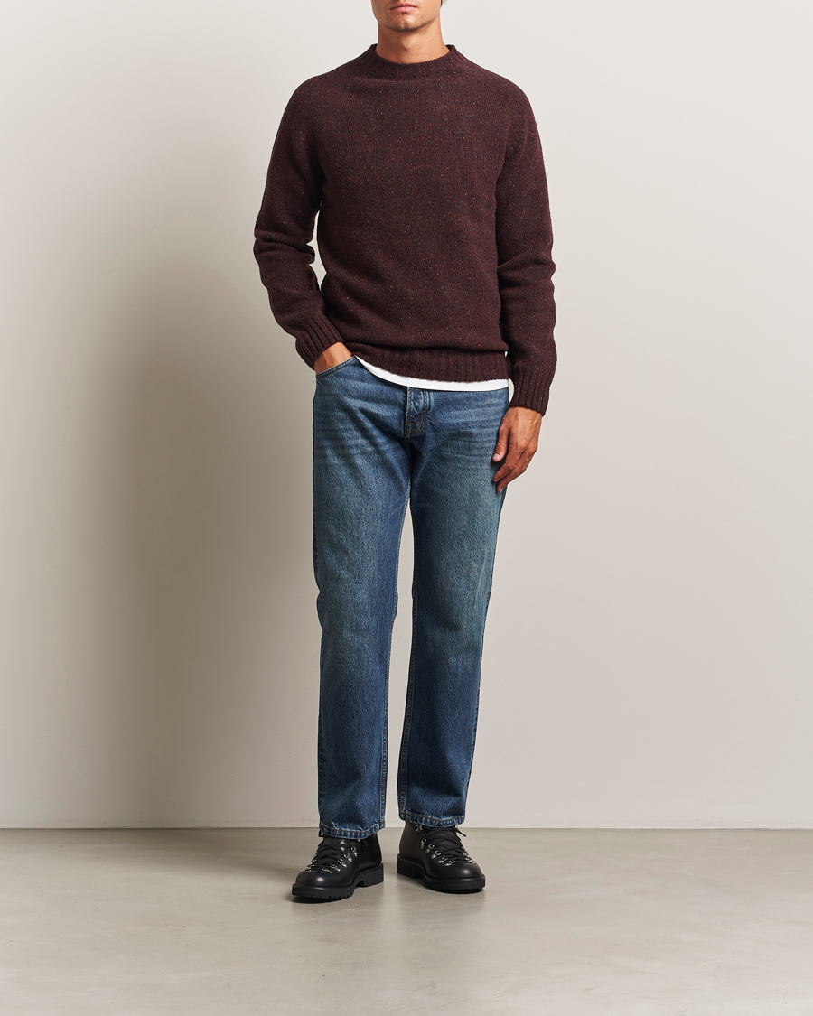 Men | Sweaters & Knitwear | Harley Of Scotland | Donegal Wool Crewneck Lewis