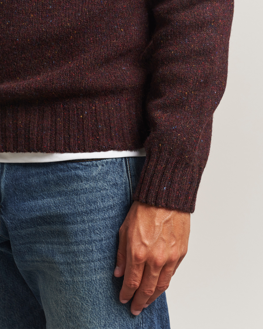 Men | Sweaters & Knitwear | Harley Of Scotland | Donegal Wool Crewneck Lewis