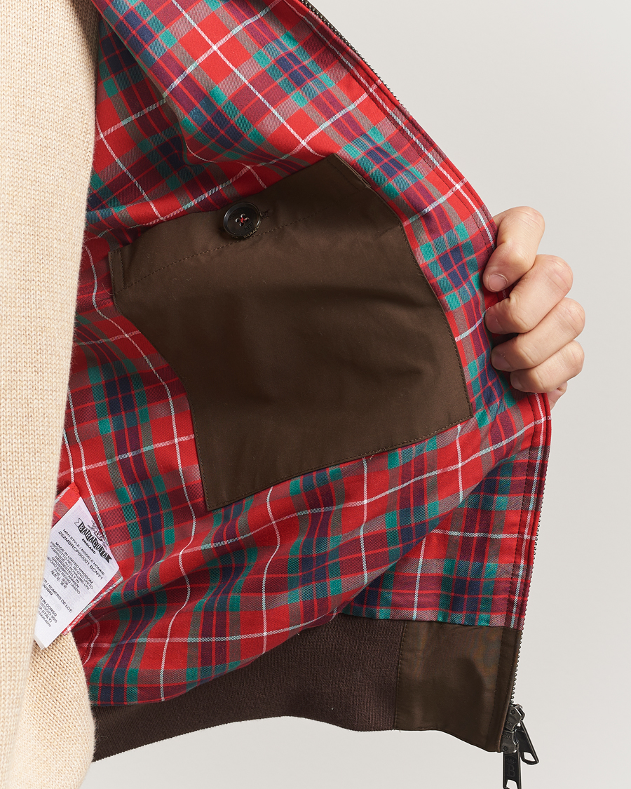 Men | Coats & Jackets | Baracuta | G9 Original Harrington Jacket Slate Black