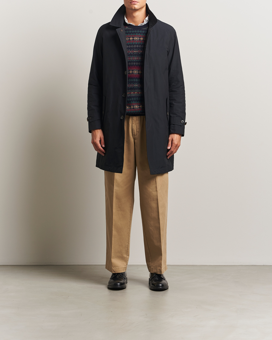 Men | Coats & Jackets | Baracuta | G10 Detachable Cloth Coat Dark Navy