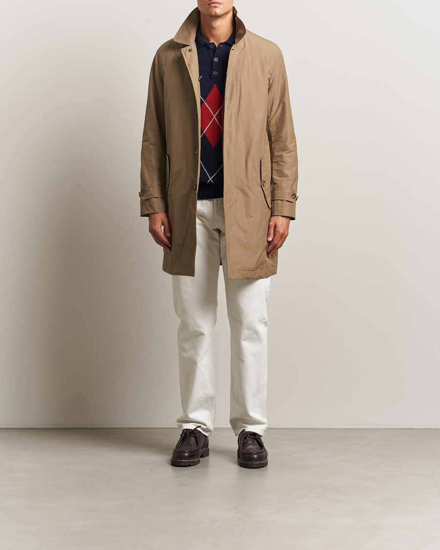 Men | Coats & Jackets | Baracuta | G10 Detachable Cloth Coat Tan