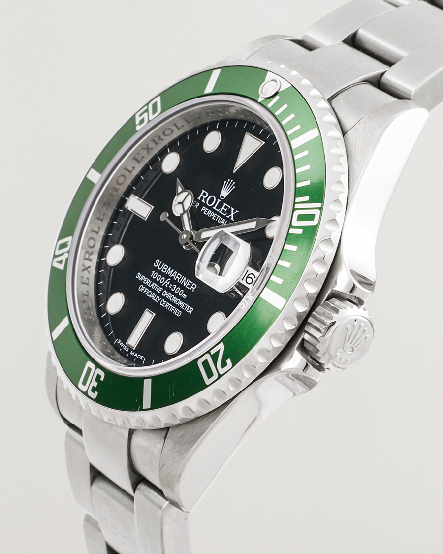 Men | Rolex Pre-Owned Submariner Kermit | Rolex Pre-Owned | Submariner Kermit