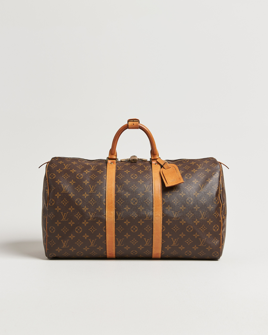 Men | Pre-Owned & Vintage Bags | Louis Vuitton Pre-Owned | Keepall 50 Monogram