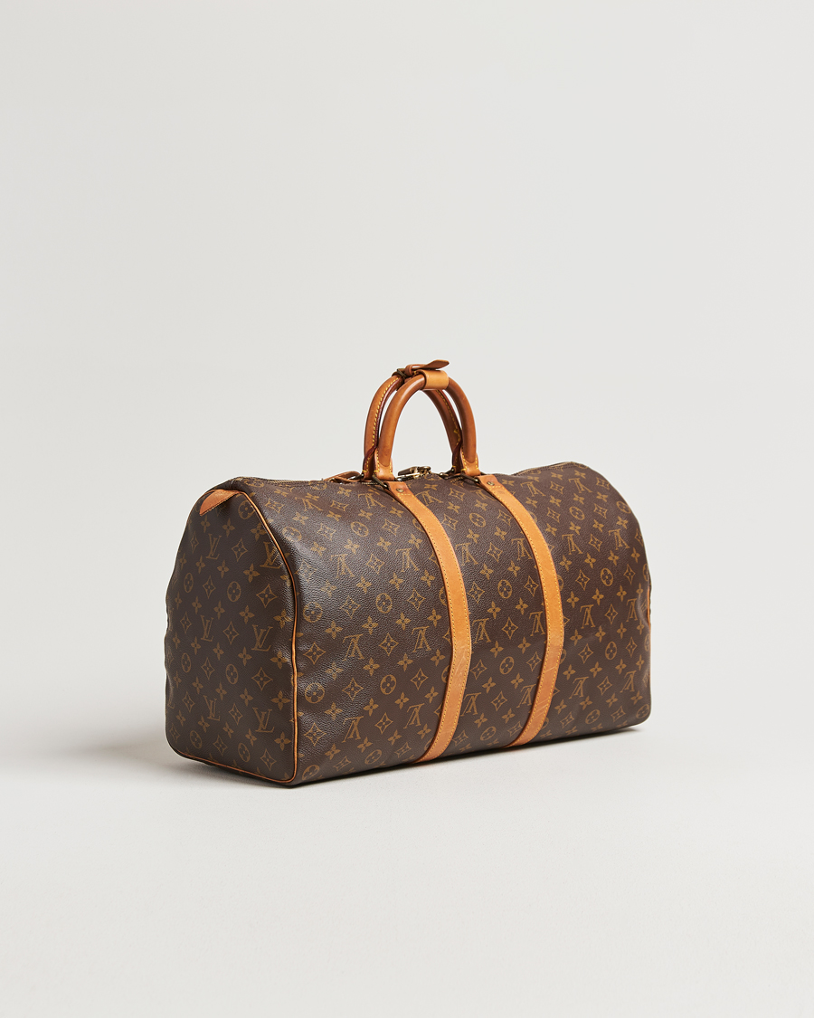 Men | Pre-Owned & Vintage Bags | Louis Vuitton Pre-Owned | Keepall 50 Monogram