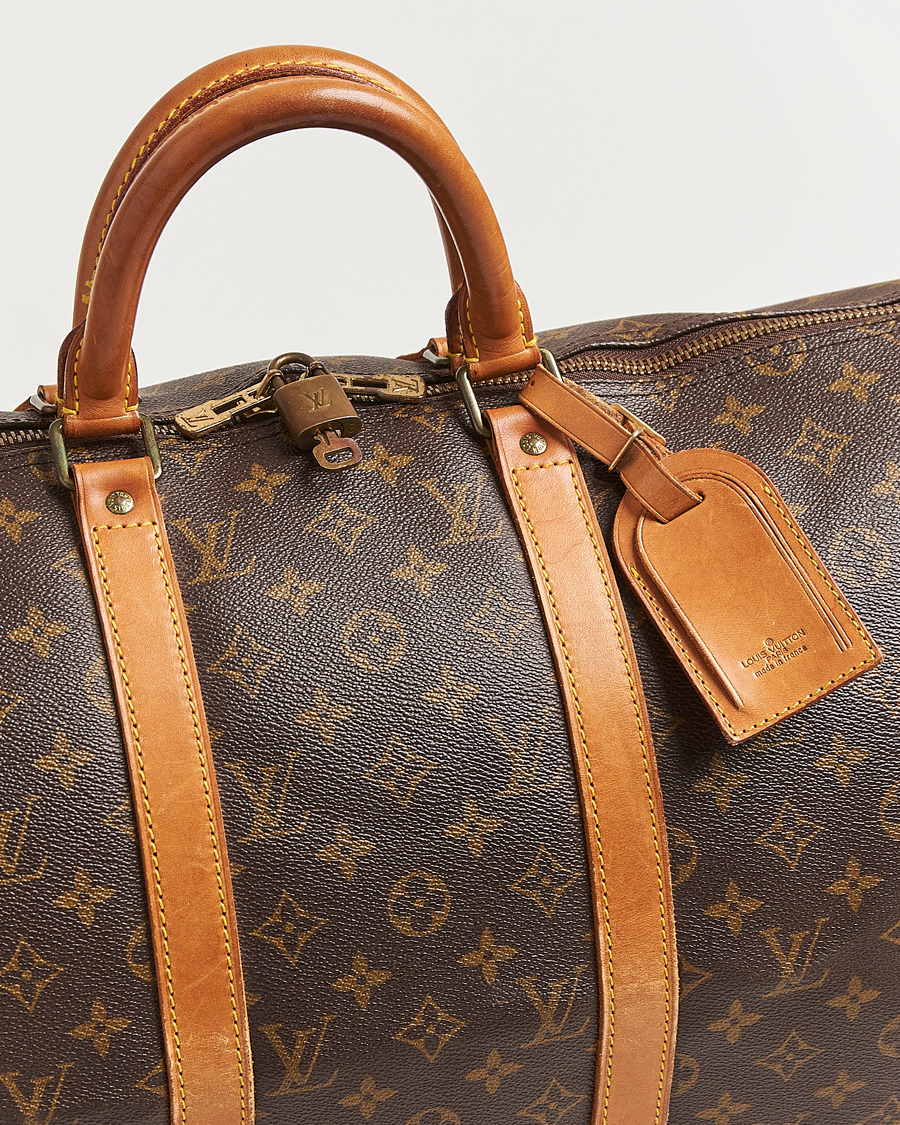 Men | Pre-Owned & Vintage Bags | Louis Vuitton Pre-Owned | Keepall 50 Monogram