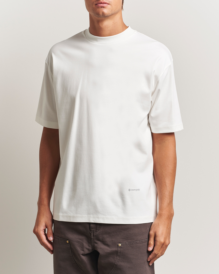 Snow Peak Organic Cotton T-Shirt White at CareOfCarl.com