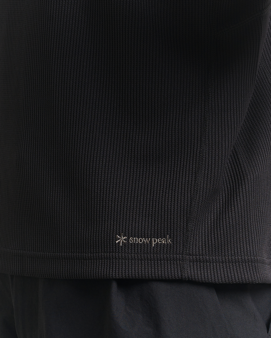 Men | T-Shirts | Snow Peak | Dry Thermal Long Sleeve T-Shirt Black