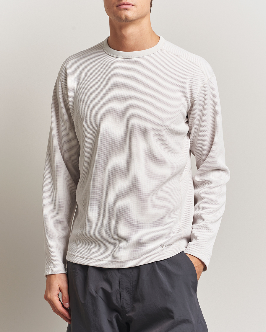 Snow Peak Dry Thermal Long Sleeve T-Shirt Off White at CareOfCarl.com