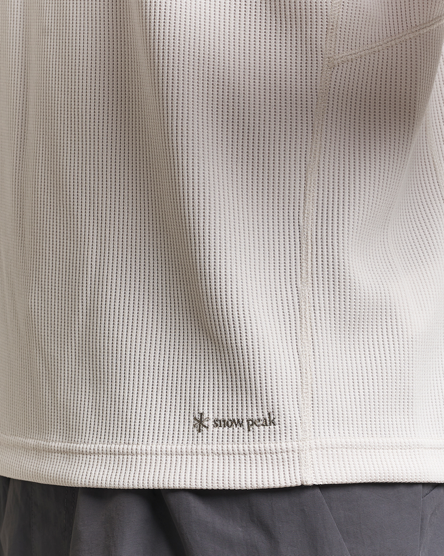 Men | T-Shirts | Snow Peak | Dry Thermal Long Sleeve T-Shirt Off White