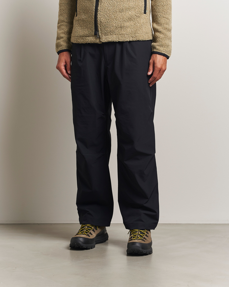 Men | Trousers | Snow Peak | Water Repellent Pants Black