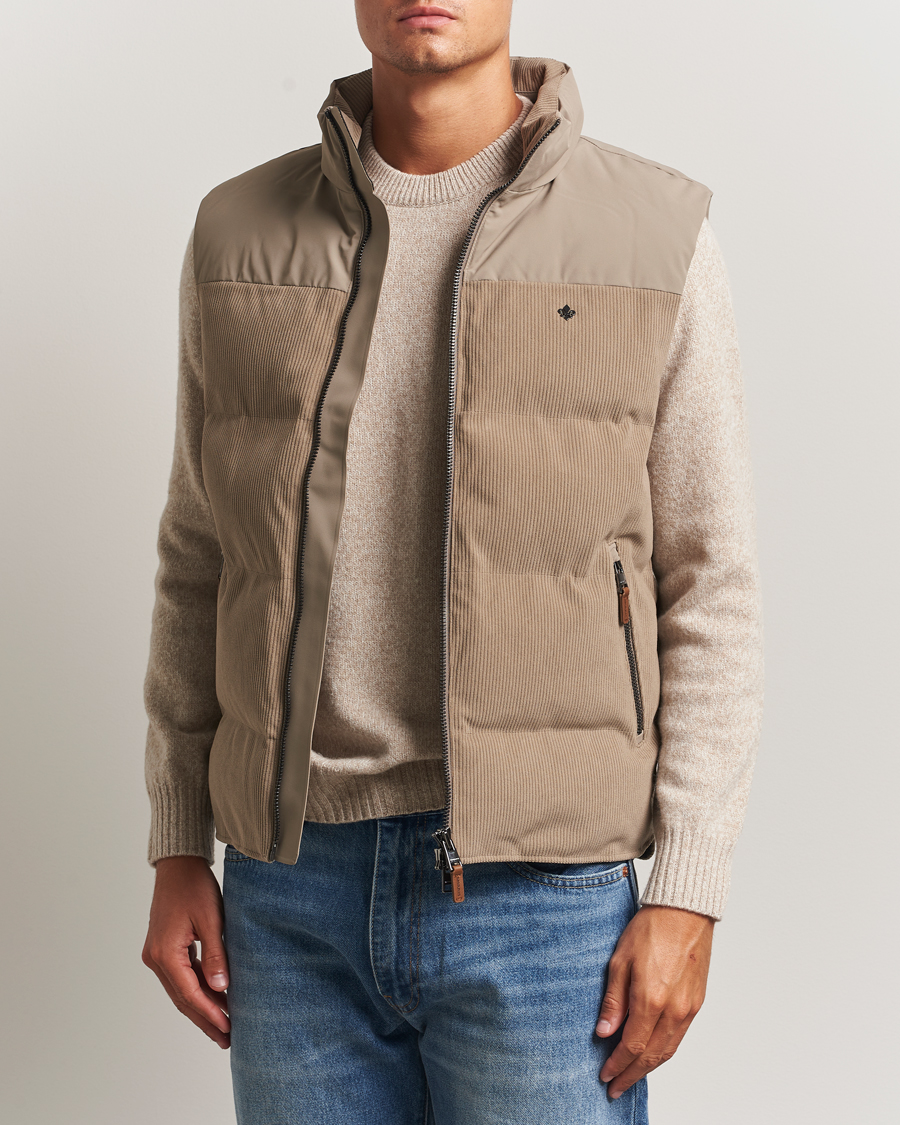Morris Catton Puffer Vest Khaki at CareOfCarl.com
