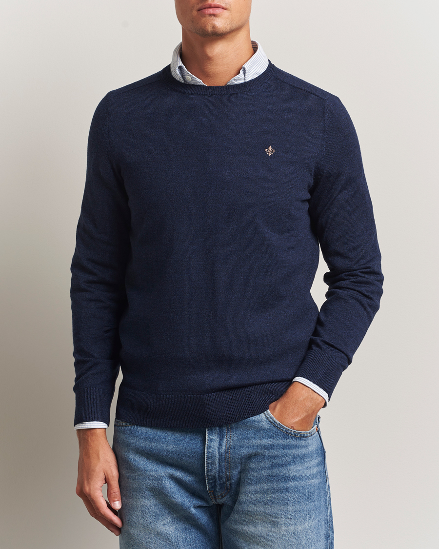 Sunflower Moon Merino Sweater Navy at CareOfCarl.com