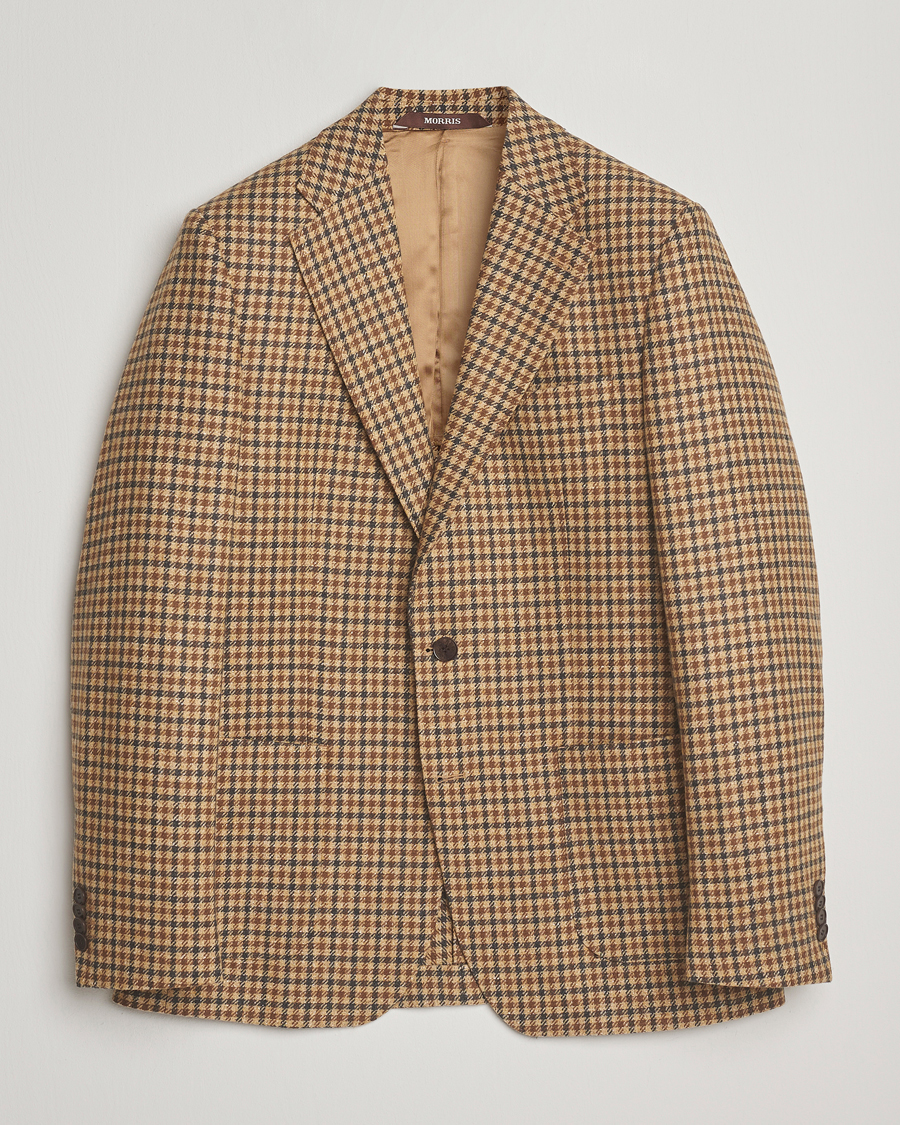 Men | Blazers | Morris | Wool Sport Check Jacket Brown