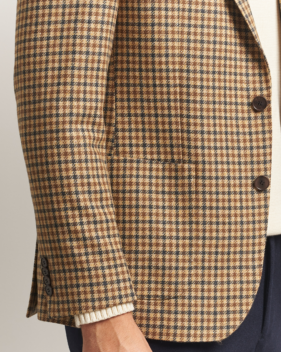 Men | Blazers | Morris | Wool Sport Check Jacket Brown