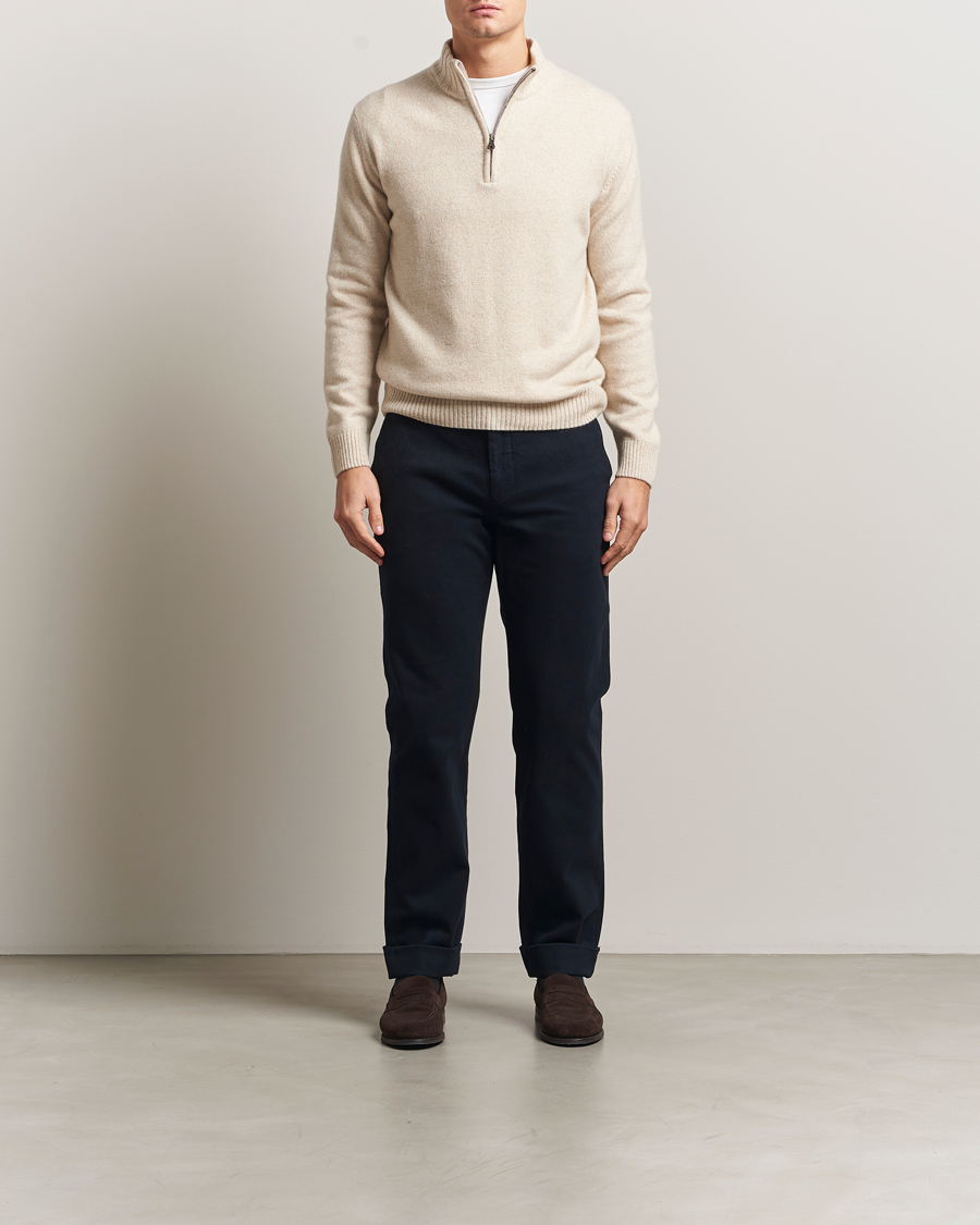 Men | Trousers | Morris | Jack Soft Twill Trousers Blue