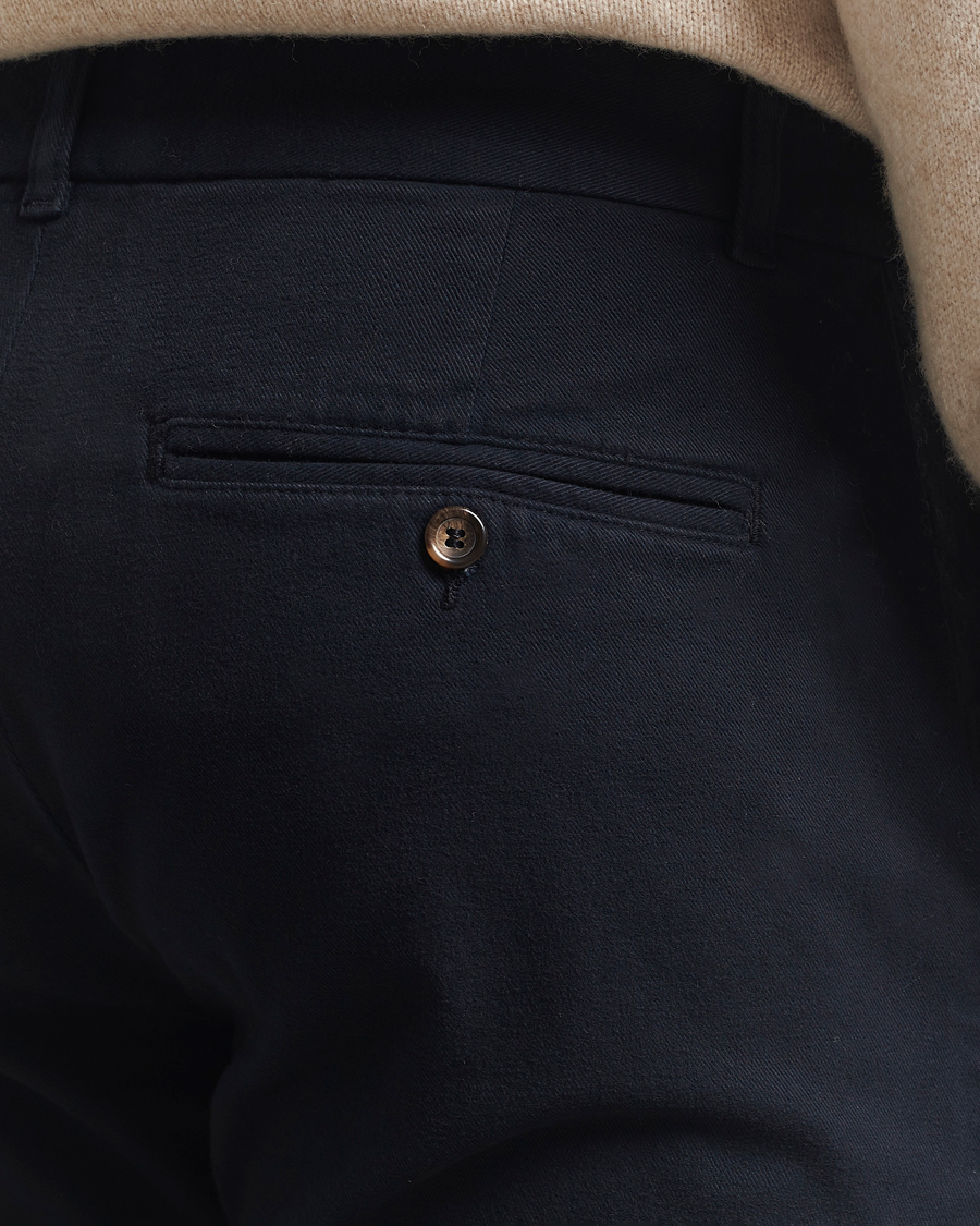 Men | Trousers | Morris | Jack Soft Twill Trousers Blue