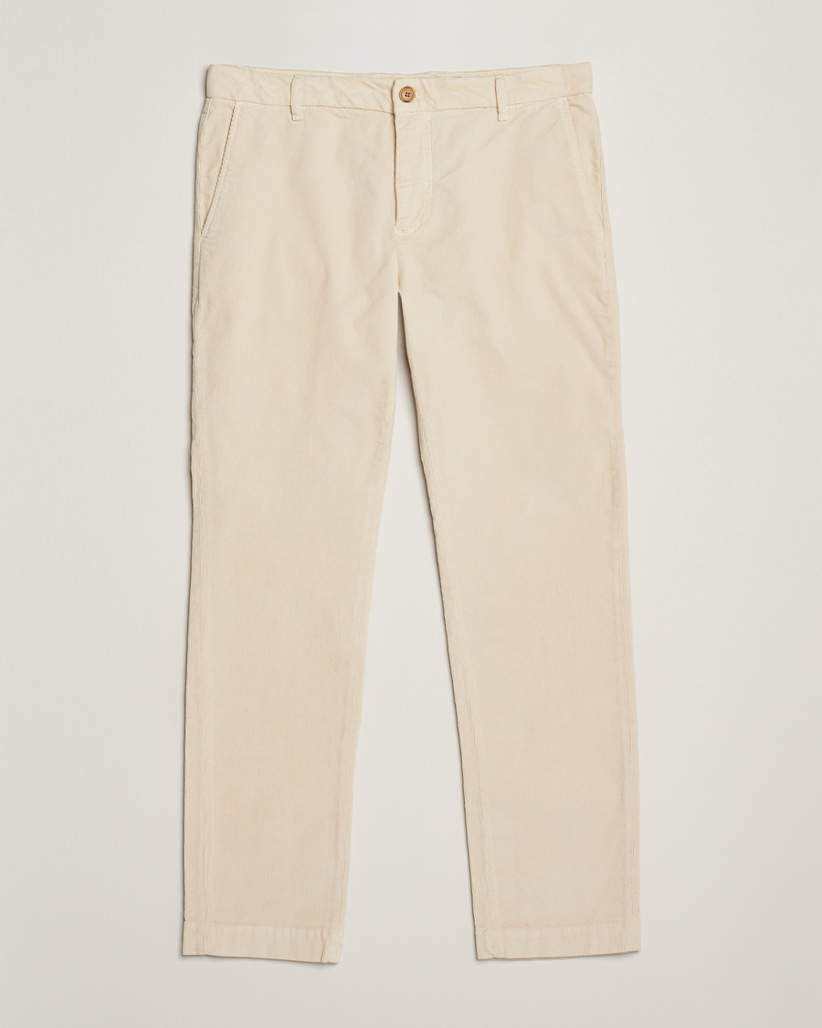 Men | Trousers | Morris | Jeffrey Cord Chinos Off White