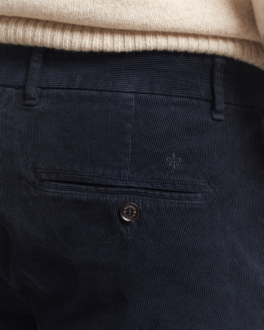 Men | Trousers | Morris | Jeffrey Cord Chinos Navy