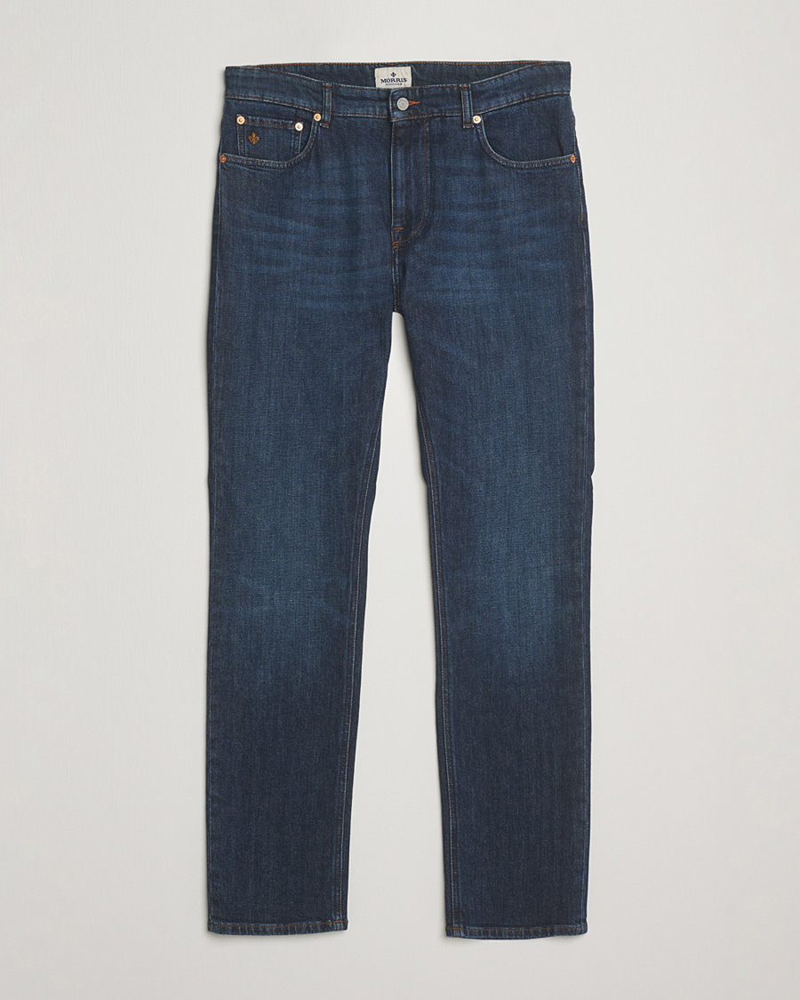 Men | Trousers | Morris | Steve Stretch Jeans Two Year Wash