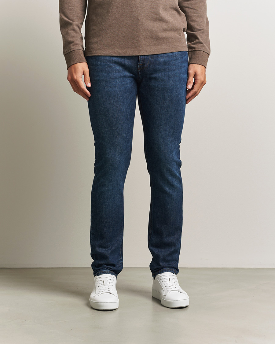 Men | Trousers | Morris | Steve Stretch Jeans Two Year Wash