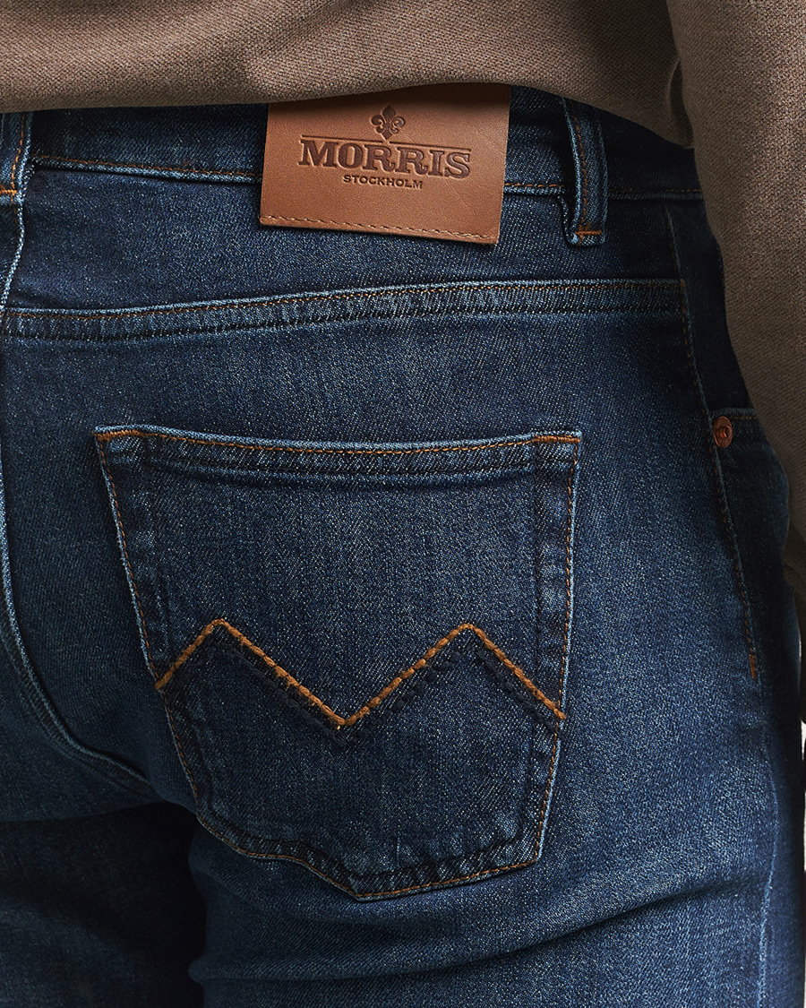 Men | Trousers | Morris | Steve Stretch Jeans Two Year Wash
