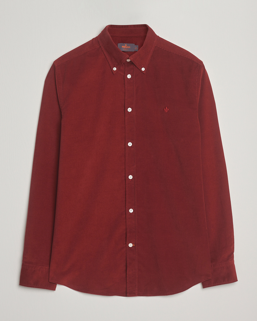 Men | Shirts | Morris | Douglas Corduroy Shirt Red