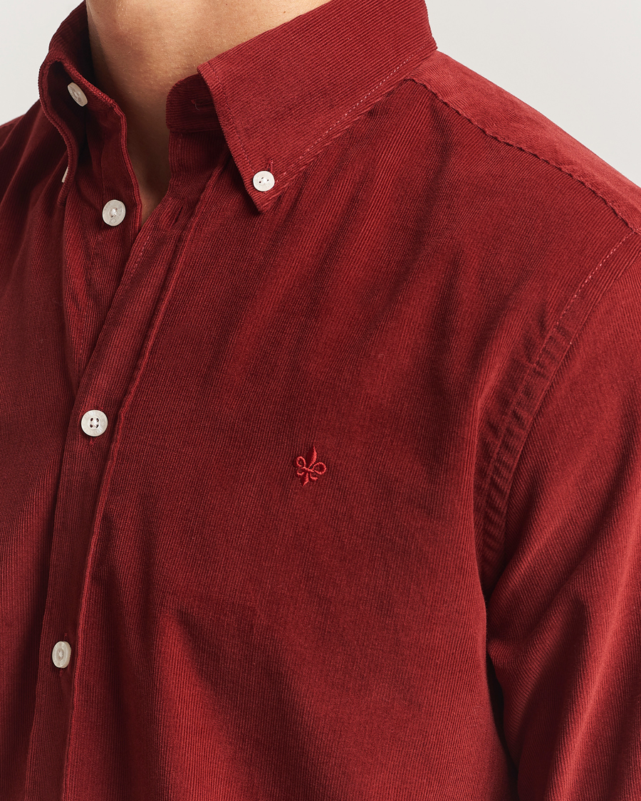 Men | Shirts | Morris | Douglas Corduroy Shirt Red