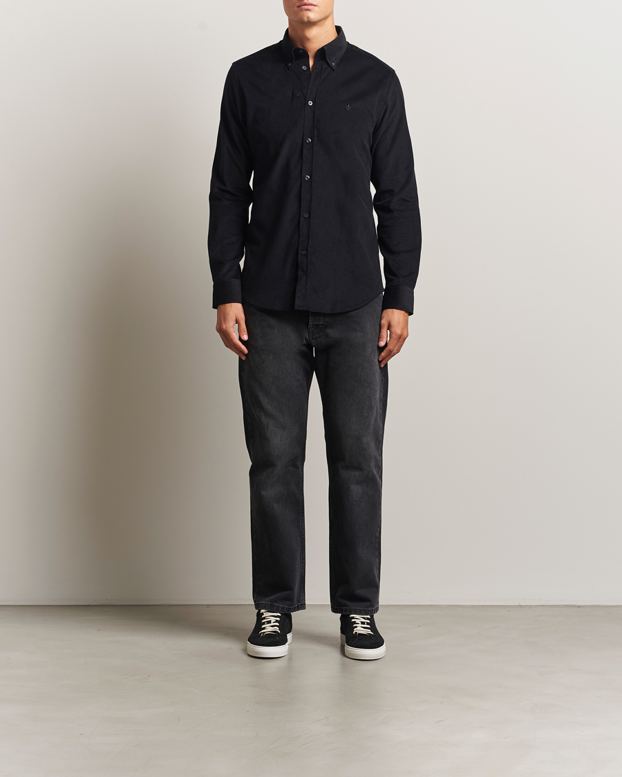 Men | Shirts | Morris | Douglas Corduroy Shirt Grey