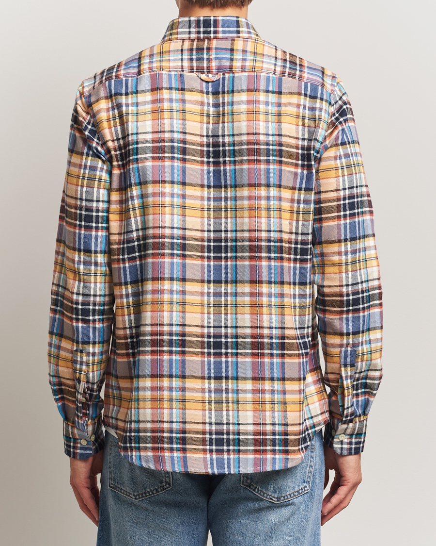 Men | Shirts | Morris | Happy Tartan Check Shirt Yellow