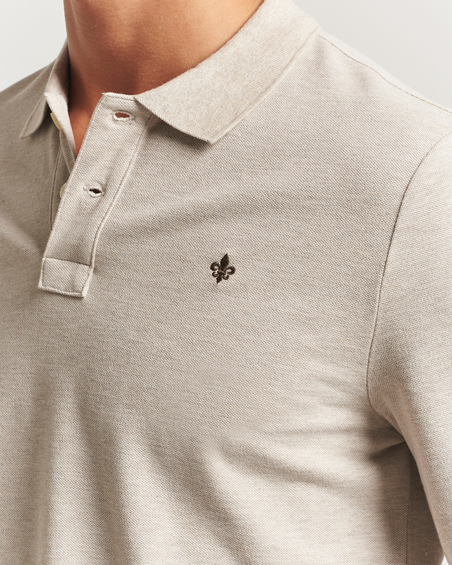 Morris Camden LS Polo Shirt Khaki at CareOfCarl.com