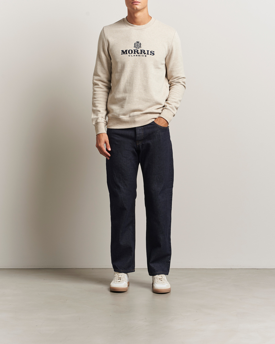 Men | Sweaters & Knitwear | Morris | Brian Sweatshirt Khaki