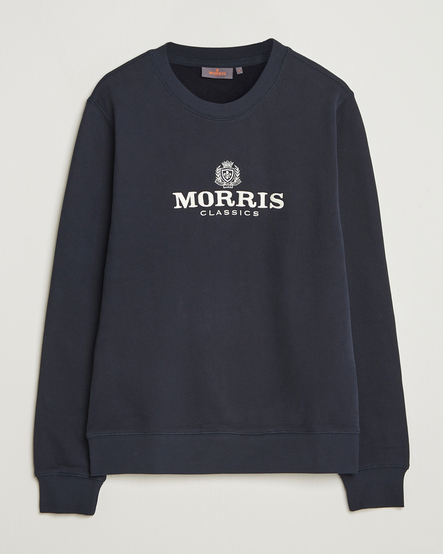 Men | Sweaters & Knitwear | Morris | Brian Sweatshirt Old Blue