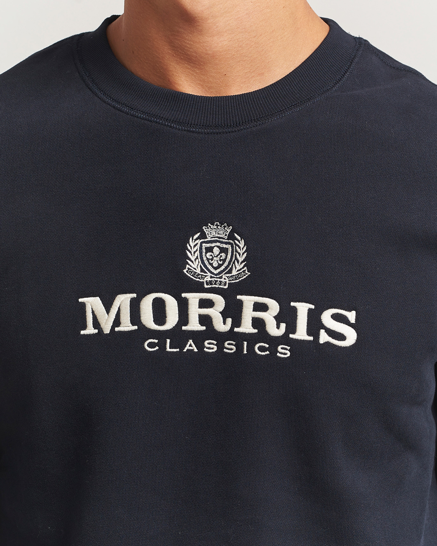 Men | Sweaters & Knitwear | Morris | Brian Sweatshirt Old Blue