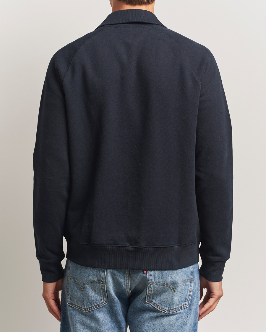 Men | Sweaters & Knitwear | Morris | Maryon Half Zip Sweatshirt Old Blue