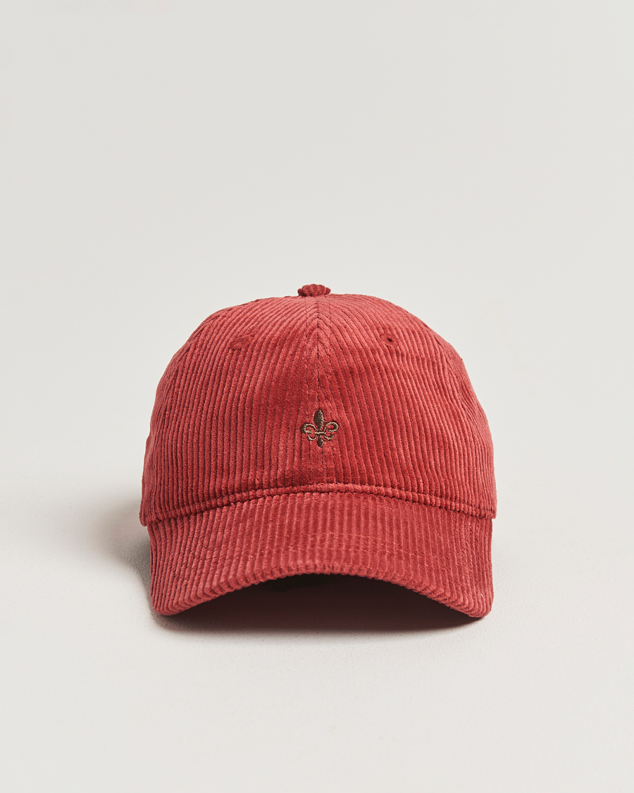 Men | Morris Lily Corduroy Cap Red | Morris | Lily Corduroy Cap Red