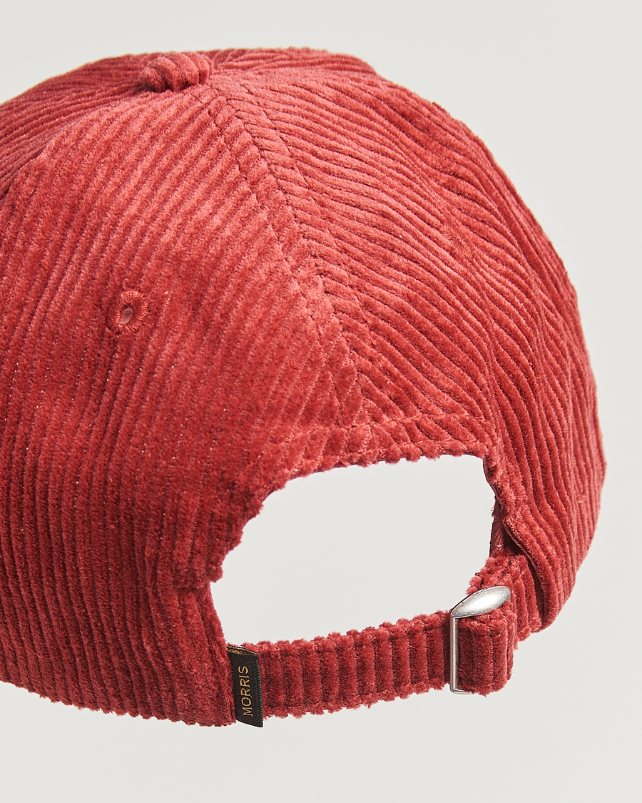 Men | Morris Lily Corduroy Cap Red | Morris | Lily Corduroy Cap Red
