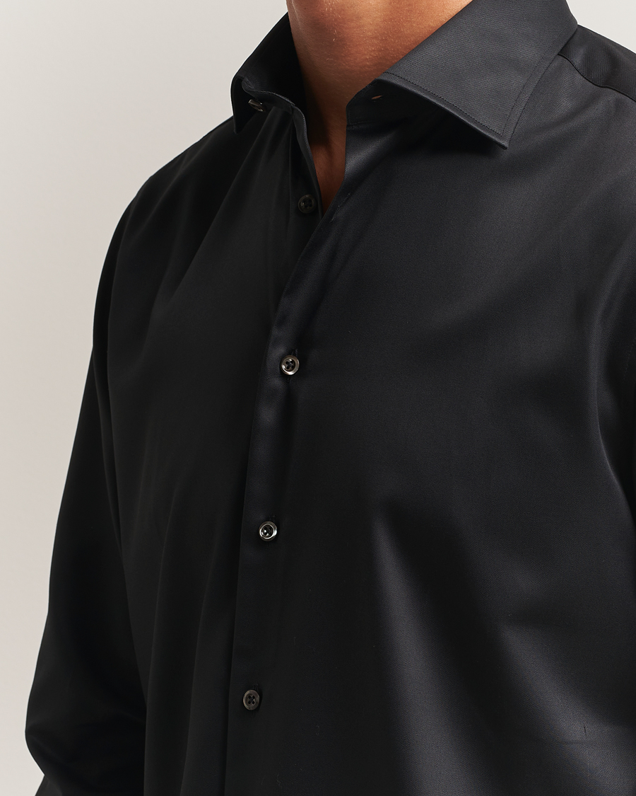Men | Shirts | Stenströms | Regular Fit Shirt Black