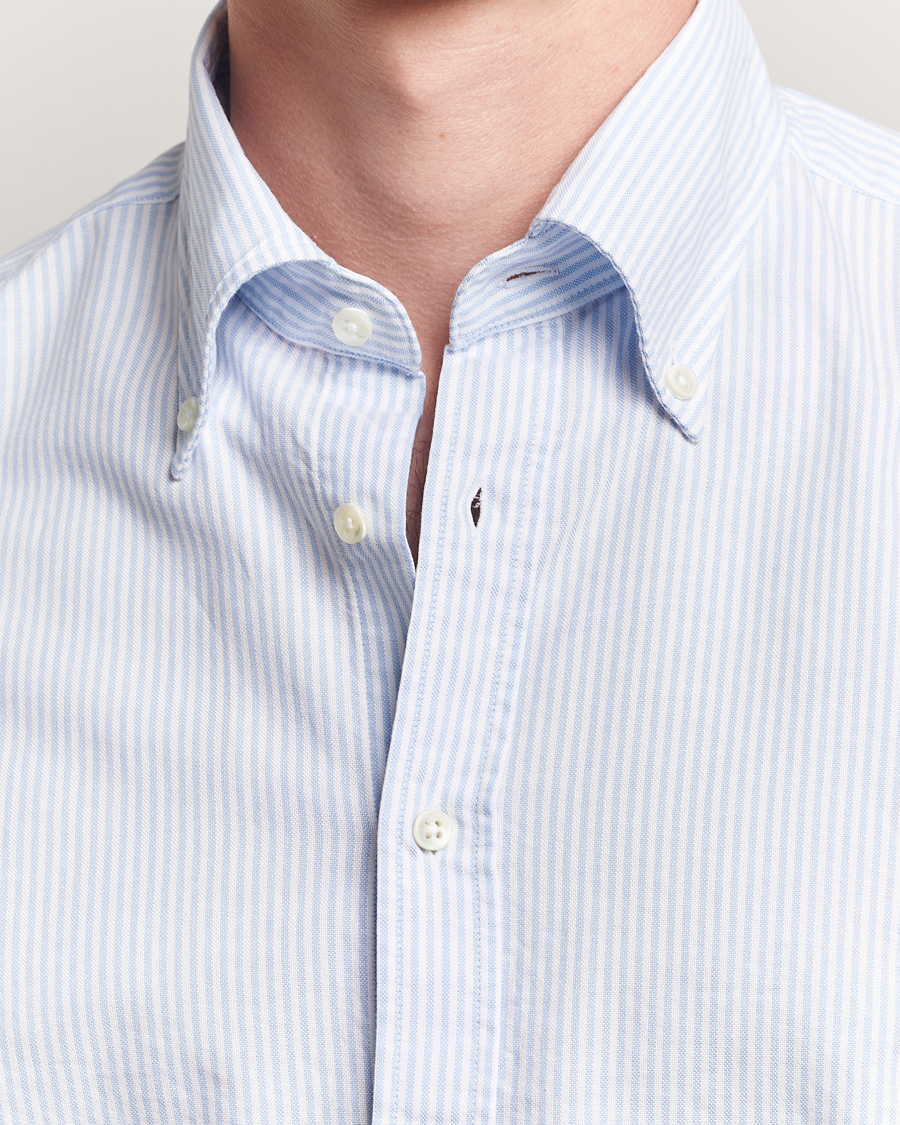 Men | Shirts | Stenströms | Regular Fit Oxford Shirt Blue/White